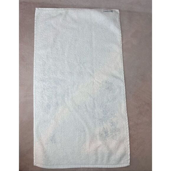 Vintage 1970s Cannon Floral Hand Towel Pastel Pink Blue 16x27” - Picture 4 of 5